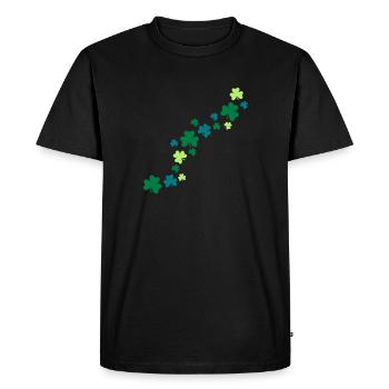 Shamrocks - T-shirt Premium bio Homme - noir - Devant - Nico (187cm)