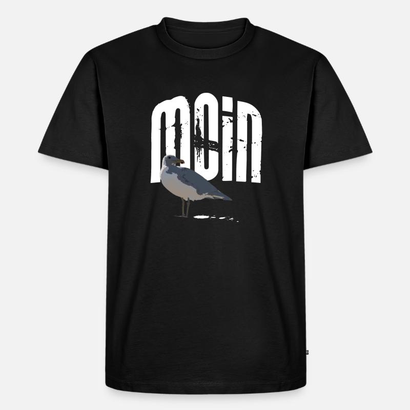 MOIN Schiss - Männer Premium Bio T-Shirt - Schwarz