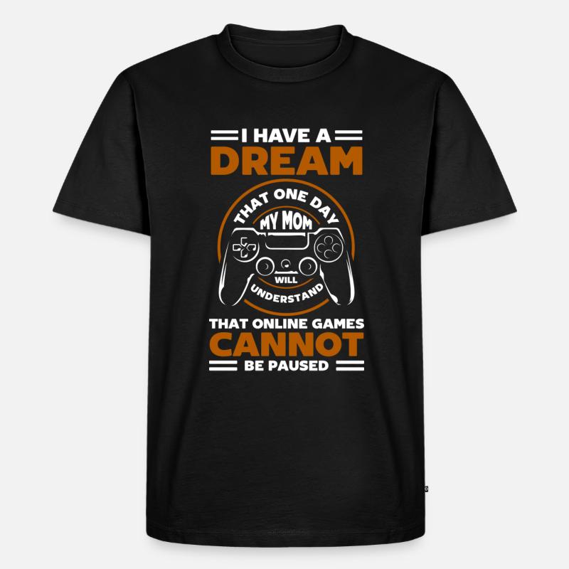 Nerd Console Gambler Controller - Men's Premium Organic T-Shirt - black