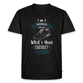 Artisanat Hobby Artisanat - T-shirt Premium bio Homme - noir - Devant - Nico (187cm)