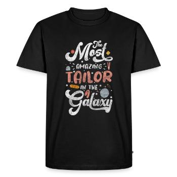 Seamstress, Profession, Fashion, Seamstress - Men's Premium Organic T-Shirt - black - Front - Nico (187cm)