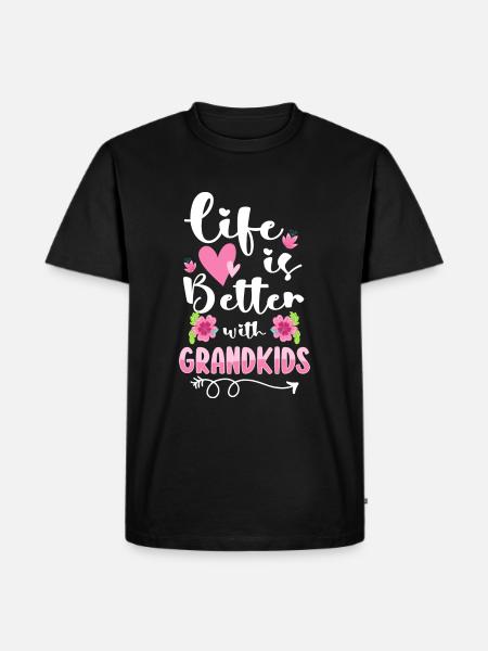 Opa Spaß Liebe - Männer Premium Bio T-Shirt - Schwarz