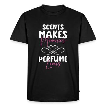 Parfum Parfumerie Flacon de parfum - T-shirt Premium bio Homme - noir - Devant - Nico (187cm)