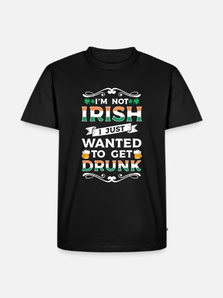 Irish Pub Dublin Travel Celtic - Men's Premium Organic T-Shirt - black