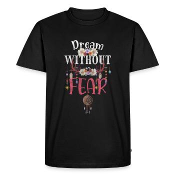 Mystic Symbol Sign Moon Phase - Men's Premium Organic T-Shirt - black - Front - Nico (187cm)