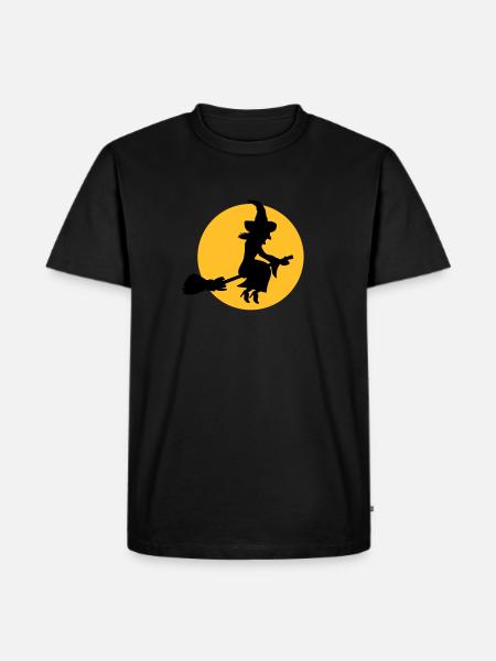 Hexe - Männer Premium Bio T-Shirt - Schwarz