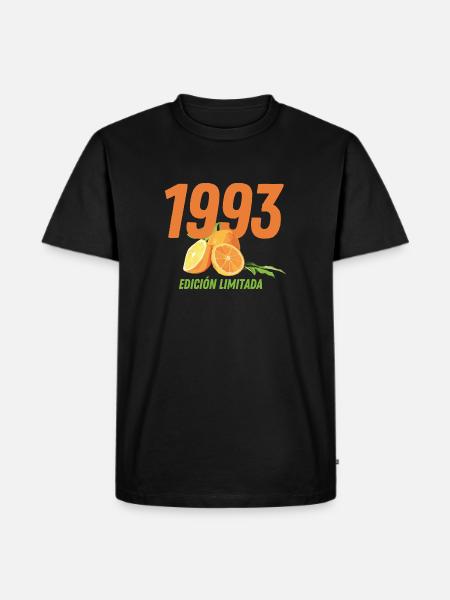 1993 - Edición Limitada - Männer Premium Bio T-Shirt - Schwarz