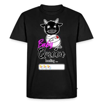 Vache d'herens, eringer, baby queen loading... - T-shirt Premium bio Homme - noir - Devant - Nico (187cm)