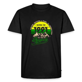 Légendes 1991 - T-shirt Premium bio Homme - noir - Devant - Nico (187cm)