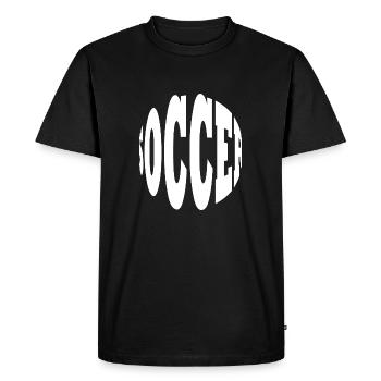 Football Fussball - T-shirt Premium bio Homme - noir - Devant - Nico (187cm)