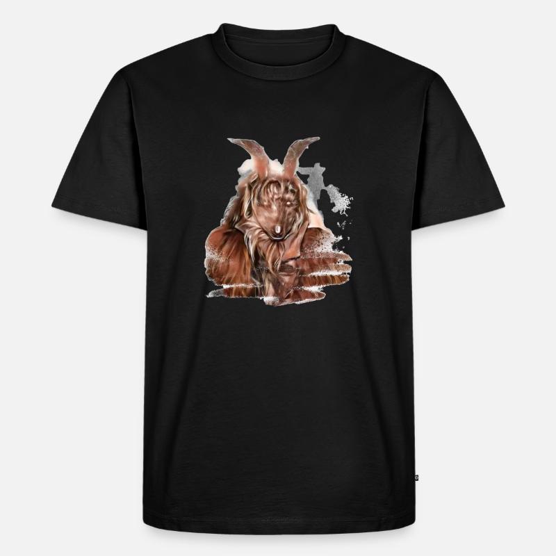 Krampus Percht Devil 2314 - T-shirt Premium bio Homme - noir