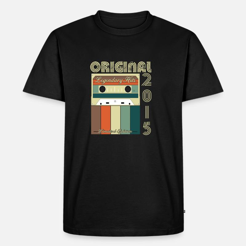 Legendäres Jubiläum 2015 - Männer Premium Bio T-Shirt - Schwarz