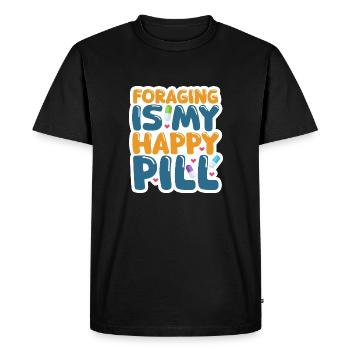 La recherche de nourriture est mon délice des amoureux de la nature - T-shirt Premium bio Homme - noir - Devant - Nico (187cm)