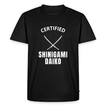 Certified Shinigami Daiko Manga Anime Citation - T-shirt Premium bio Homme - noir - Devant - Nico (187cm)
