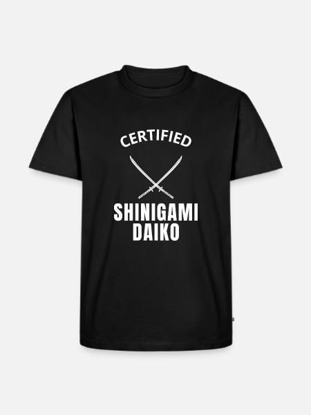 Certified Shinigami Daiko Manga Anime Citation - Men's Premium Organic T-Shirt - black