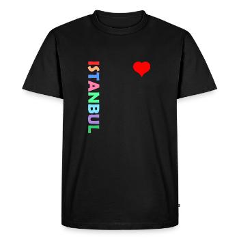 Istanbul - T-shirt Premium bio Homme - noir - Devant - Nico (187cm)