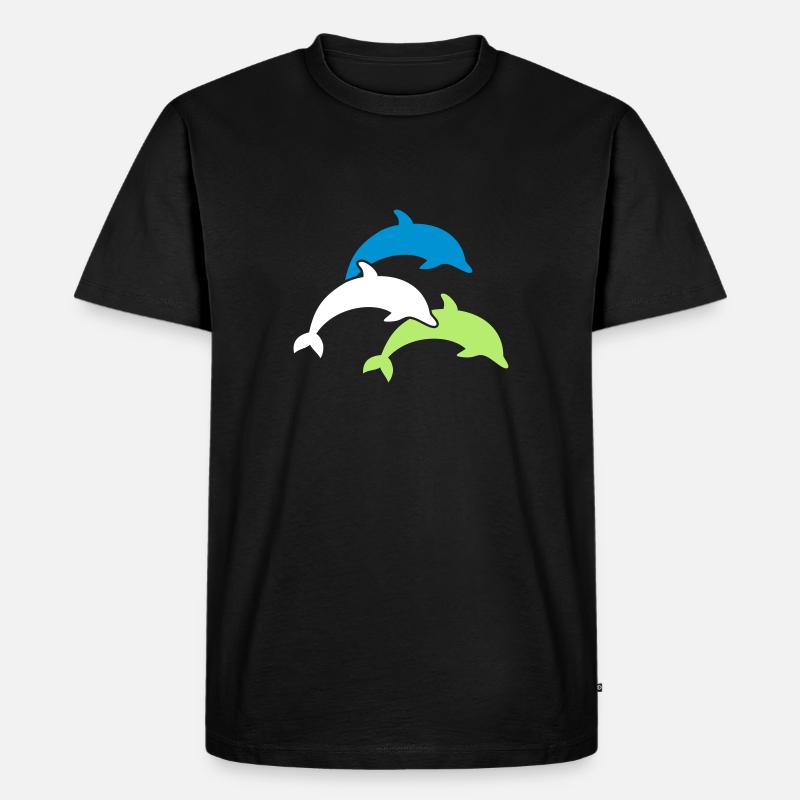 Dauphin - T-shirt Premium bio Homme - noir