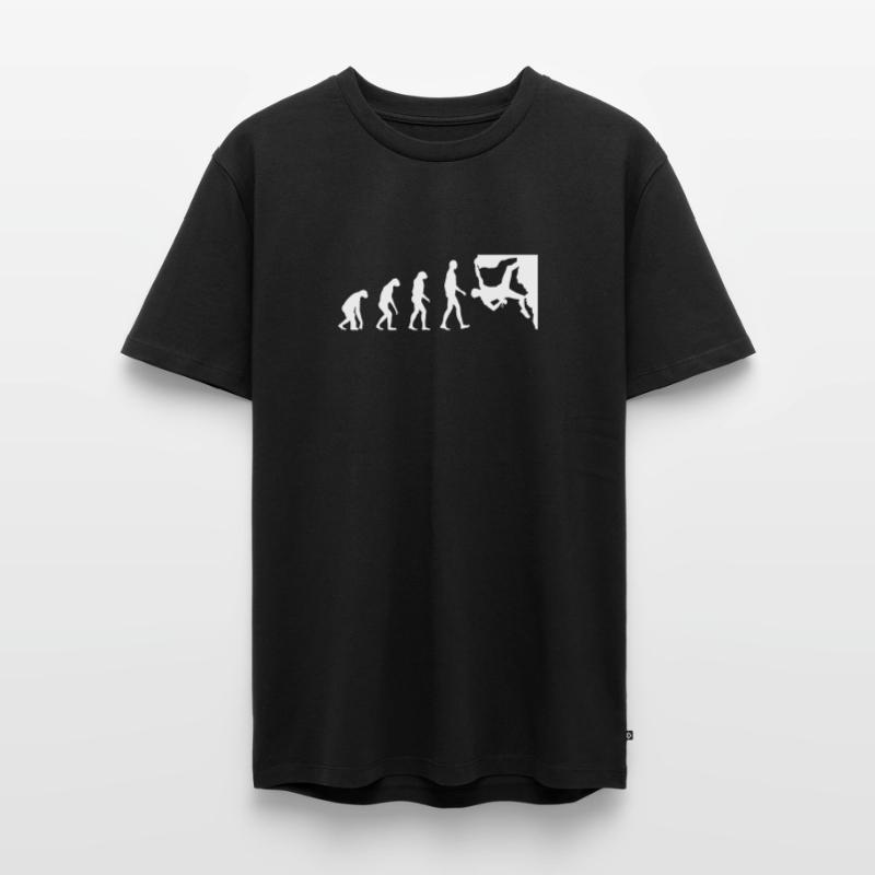 Evolution Climbing Männer Premium Bio T-Shirt