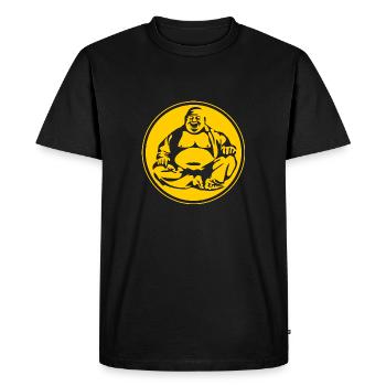 Bouddha - T-shirt Premium bio Homme - noir - Devant - Nico (187cm)