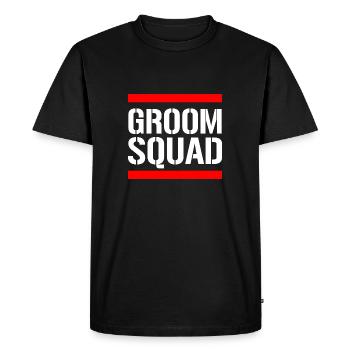 jeune marié - T-shirt Premium bio Homme - noir - Devant - Nico (187cm)