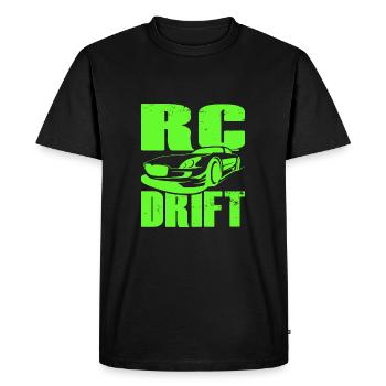 RC - dérive - T-shirt Premium bio Homme - noir - Devant - Nico (187cm)