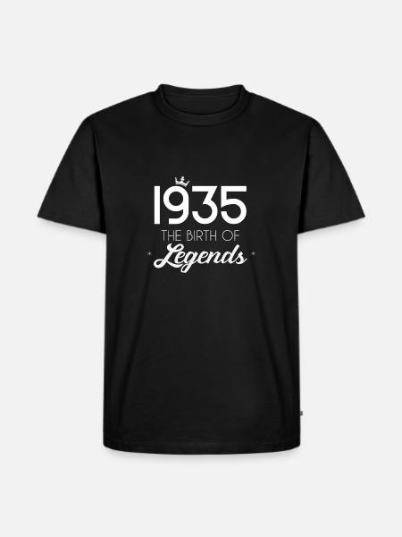 BIRTH OF LEGENDS 1935 - T-shirt Premium bio Homme - noir