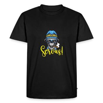 Lausbua Lausbub Lederhosen Trachten - T-shirt Premium bio Homme - noir - Devant - Nico (187cm)