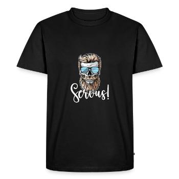 Lausbua Lausbub Lederhosen Trachten - T-shirt Premium bio Homme - noir - Devant - Nico (187cm)