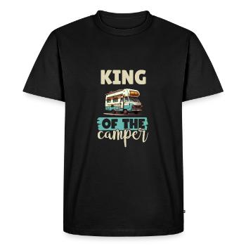 Camping-car pour amateurs de camping pour l’extérieur - T-shirt Premium bio Homme - noir - Devant - Nico (187cm)