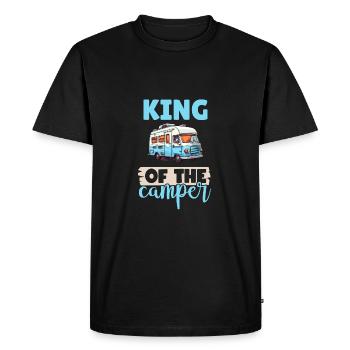 Camping-car pour amateurs de camping pour l’extérieur - T-shirt Premium bio Homme - noir - Devant - Nico (187cm)