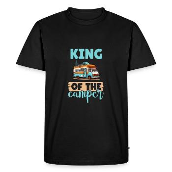 Camping-car pour amateurs de camping pour l’extérieur - T-shirt Premium bio Homme - noir - Devant - Nico (187cm)