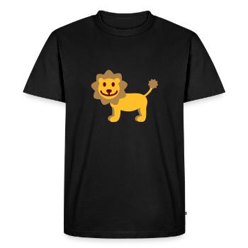 Löwe - T-shirt Premium bio Homme - noir - Devant - Nico (187cm)