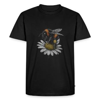 Bumblebee - Men's Premium Organic T-Shirt - black - Front - Nico (187cm)