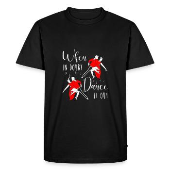 Salsa Dancer Dancer - Men's Premium Organic T-Shirt - black - Front - Nico (187cm)