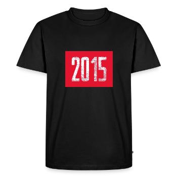 2015 - Men's Premium Organic T-Shirt - black - Front - Nico (187cm)