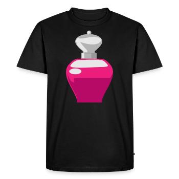 Parfum - T-shirt Premium bio Homme - noir - Devant - Nico (187cm)