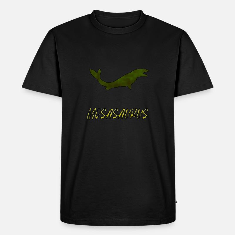 Mosasaurus - Männer Premium Bio T-Shirt - Schwarz