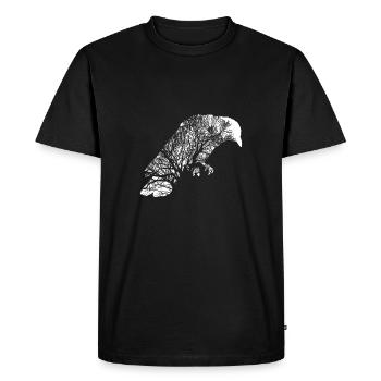 Vikings, Vikings, Odin, Thor, Ragnar, Ivar - T-shirt Premium bio Homme - noir - Devant - Nico (187cm)