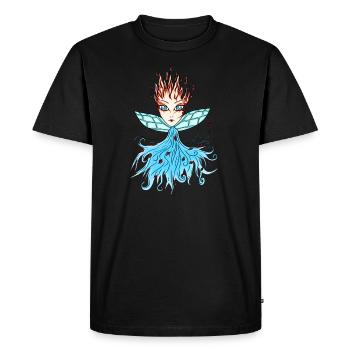 Fire-fe Winds - Men's Premium Organic T-Shirt - black - Front - Nico (187cm)