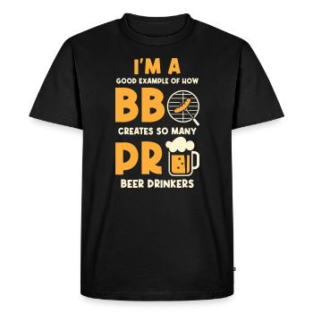 Barbecue Grill Grill Accessoires BBQ Grill Master Grill Grill - T-shirt Premium bio Homme - noir - Devant - Nico (187cm)