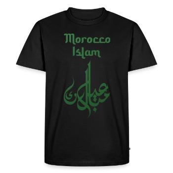 Morocco Islam Muslim Ramadan Gift - Men's Premium Organic T-Shirt - black - Front - Nico (187cm)