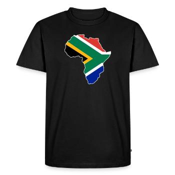 Afrique du Sud - T-shirt Premium bio Homme - noir - Devant - Nico (187cm)