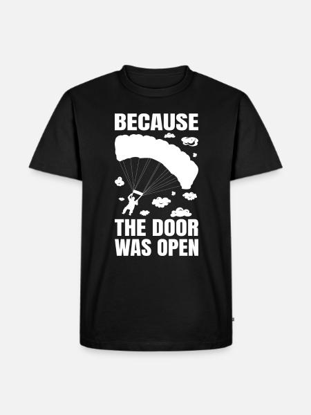 Skydiving Skydiving Gift - Men's Premium Organic T-Shirt - black