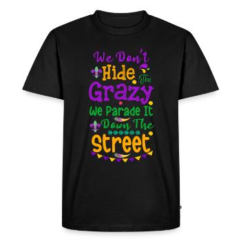 Mardi Gras Parade Costumes Fest Carnaval - T-shirt Premium bio Homme - noir - Devant - Nico (187cm)