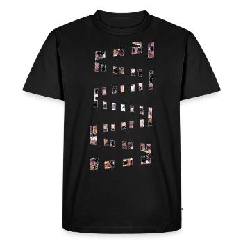 Résumé n° 49 - T-shirt Premium bio Homme - noir - Devant - Nico (187cm)