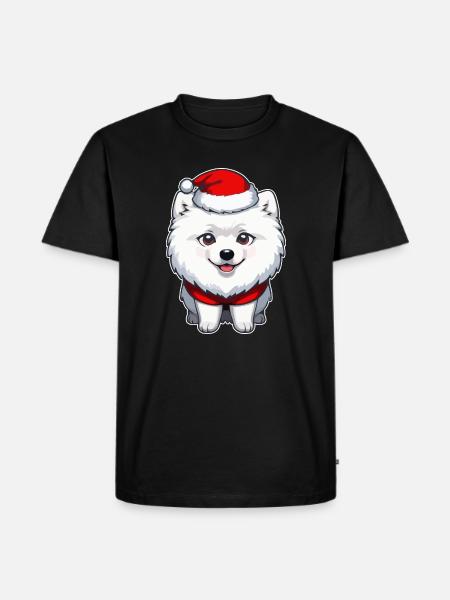 Dog Christmas - Men's Premium Organic T-Shirt - black