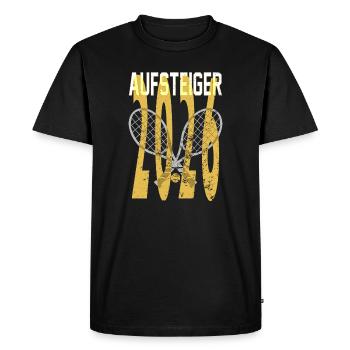 Nouveau Tennis, Champion 2026 - T-shirt Premium bio Homme - noir - Devant - Nico (187cm)