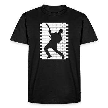 Guitariste sur le mur | Guitare, Musique, Concert - T-shirt Premium bio Homme - noir - Devant - Nico (187cm)