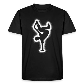 Breakdance Dance Breakdancer Kids Breakdancer - Men's Premium Organic T-Shirt - black - Front - Nico (187cm)