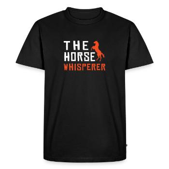 The Horse Whisperer - Men's Premium Organic T-Shirt - black - Front - Nico (187cm)